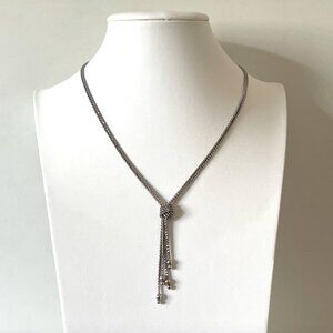Silpada 925 Sterling Silver knotted tassel Necklace N1497